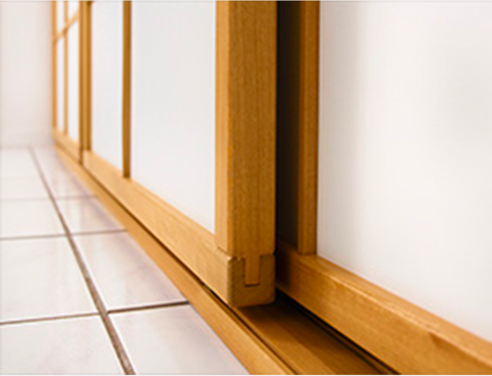 Porte japonaise artisanale - craftsmanship detail