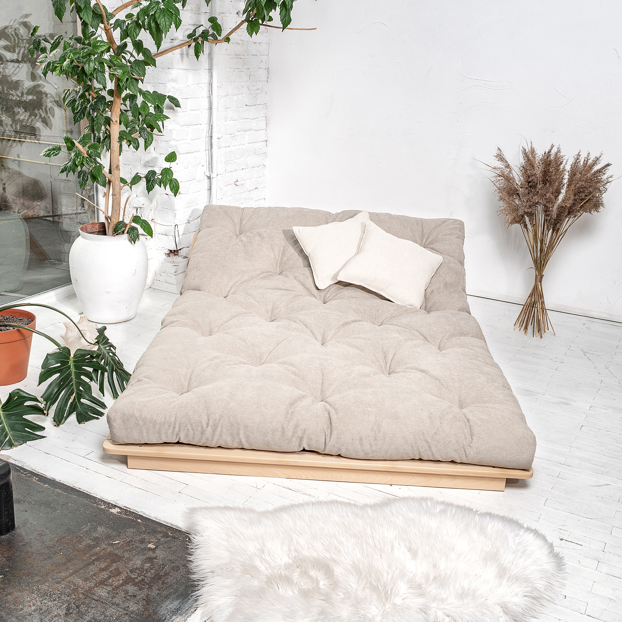 Canapé lit convertible futon EKONO 2 places