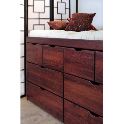 Lit tiroirs MASSAKO 1000